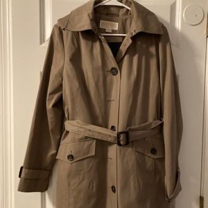 Michael Kors womens trench coat size medium